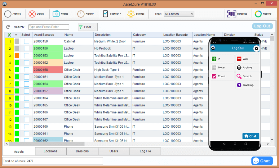 asset register software